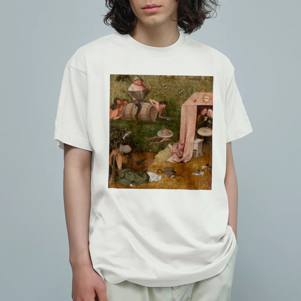 世界美術商店の大食と快楽の寓意 / Allegory of Intemperance オーガニックコットンTシャツ