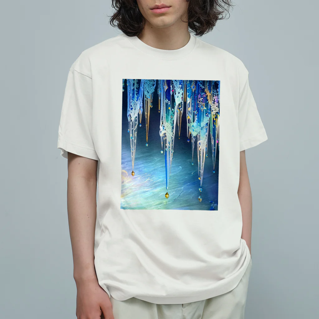 CHIKUSHOのつらら Organic Cotton T-Shirt