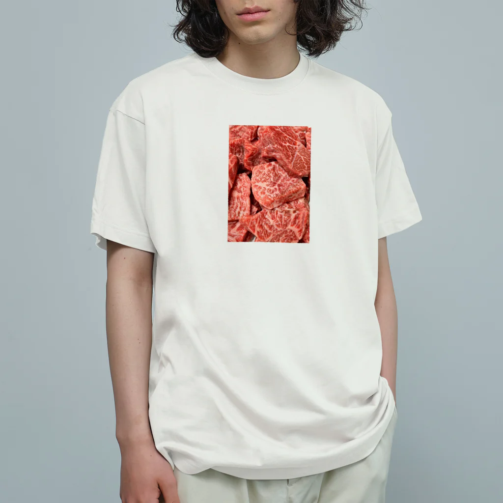 Creator_Dad-crocodileのお肉　A5ランク Organic Cotton T-Shirt