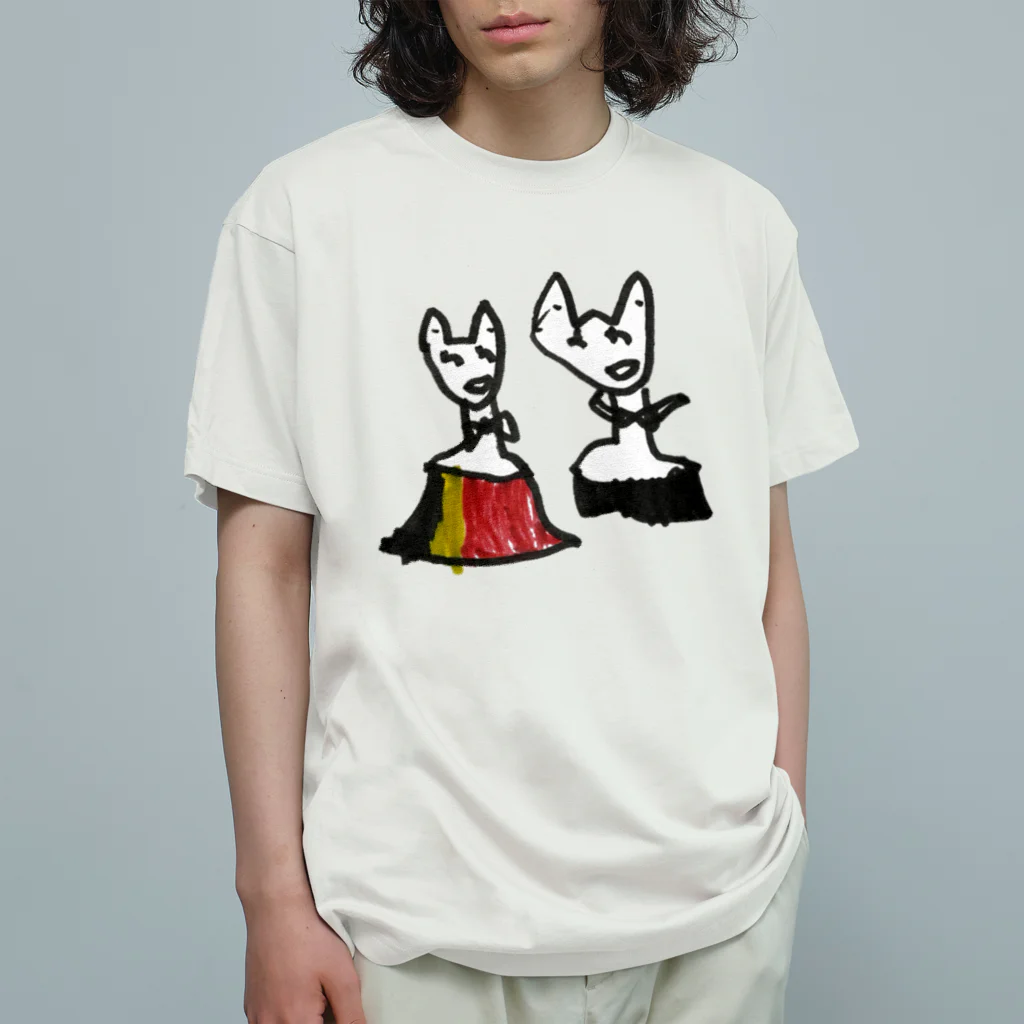 BWfamilyのおやまのきつねのおんなのこ Organic Cotton T-Shirt