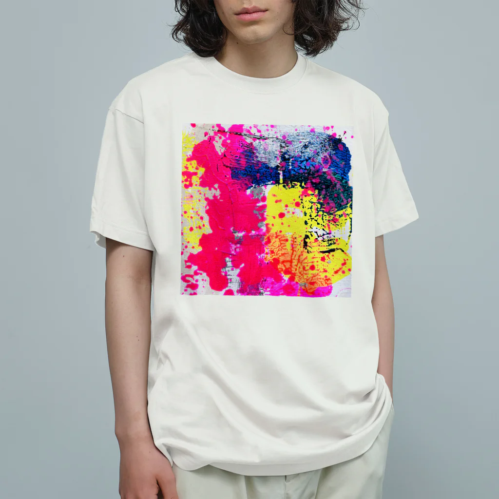 midnight art factory の夏の日、残像 オーガニックコットンTシャツ