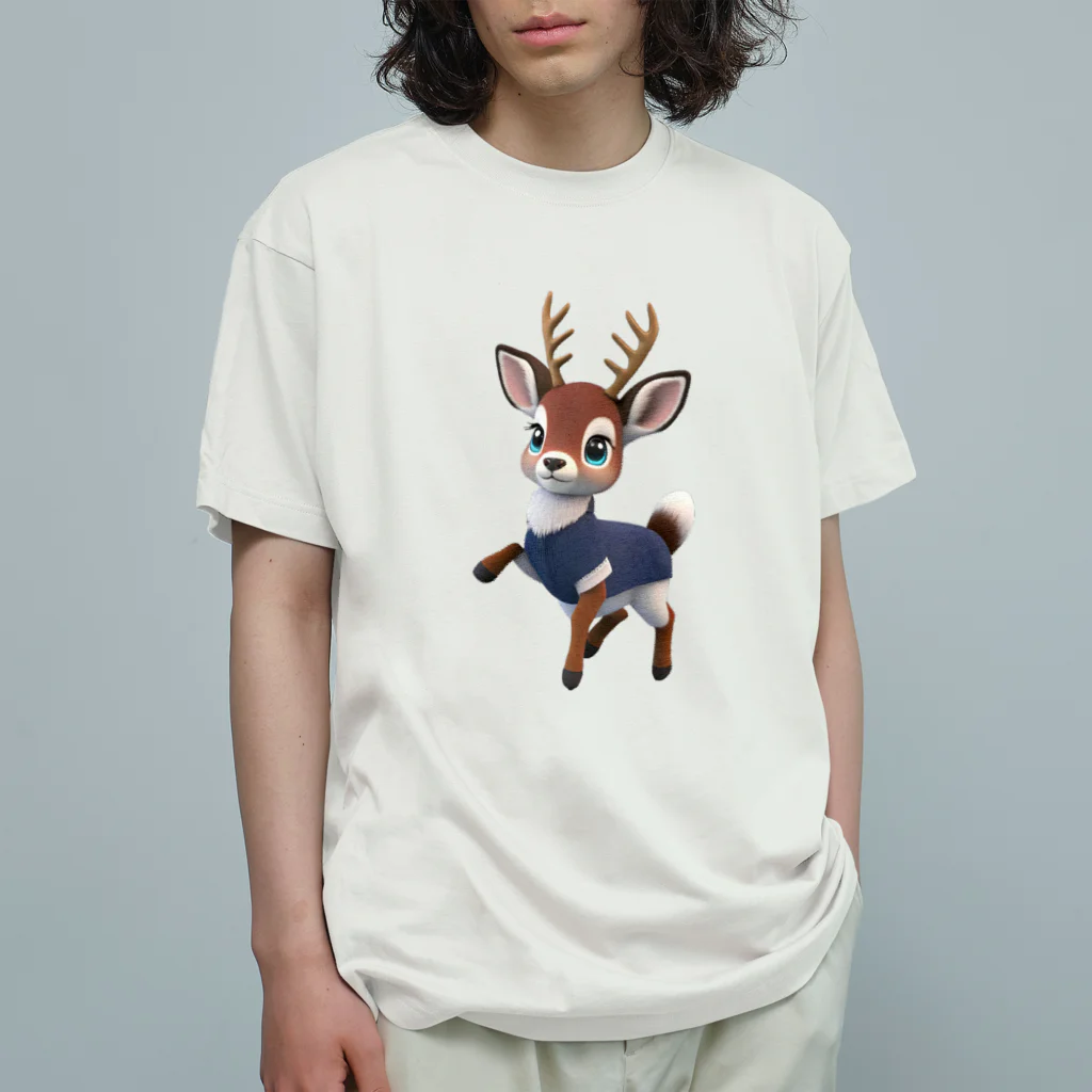 ぱんだまんのキュートな小鹿ダンス Organic Cotton T-Shirt