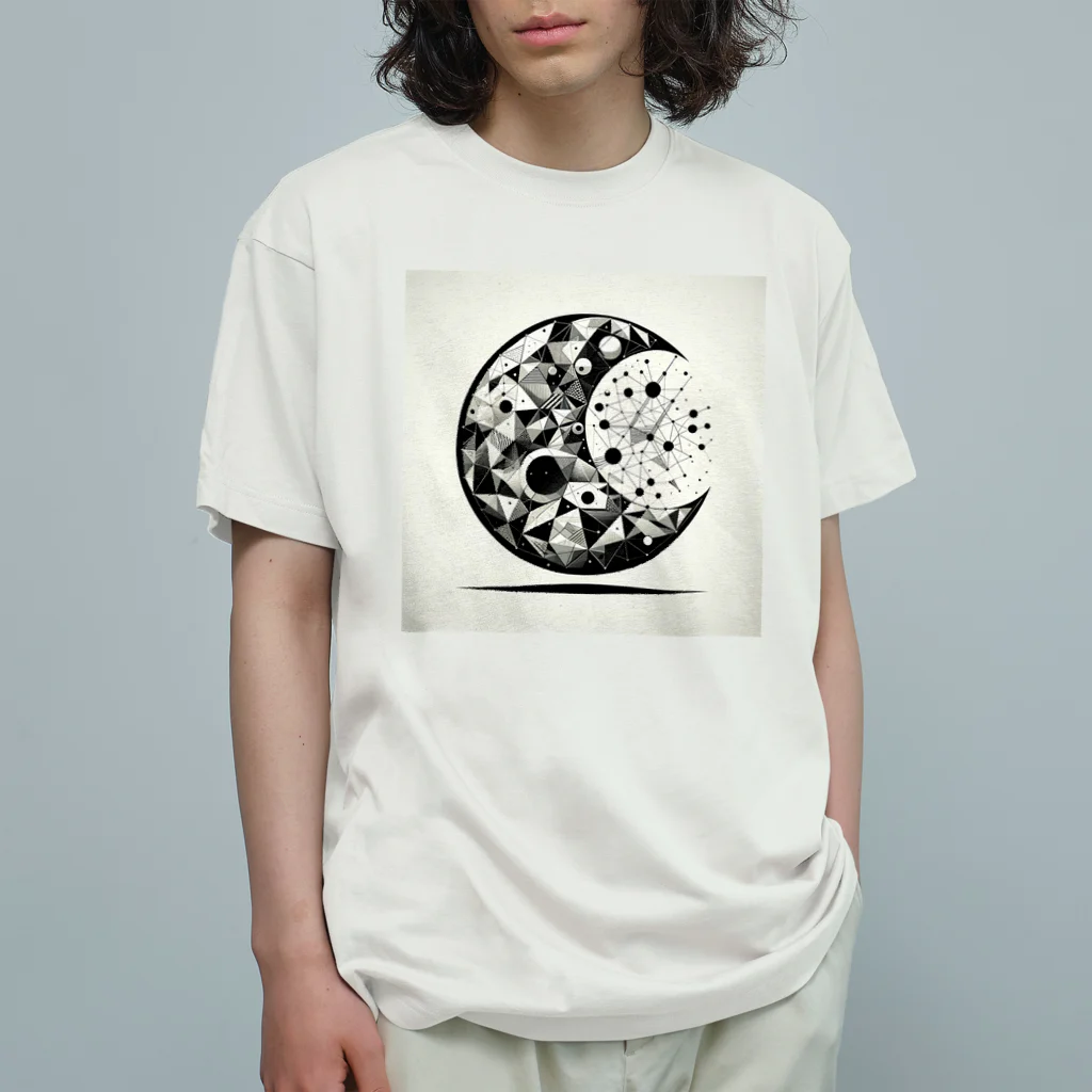 BochiBoochi-walkerのジオメトリーA9 オーガニックコットンTシャツ