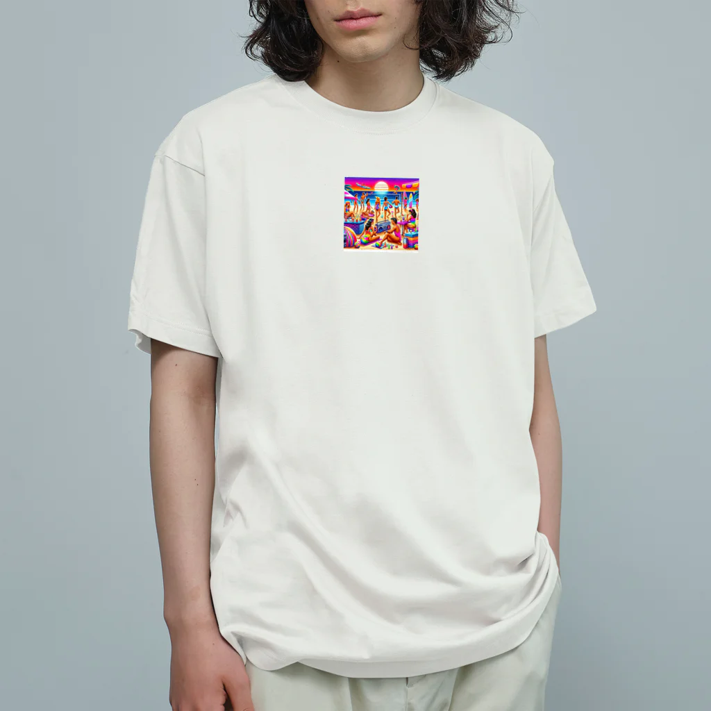 たてっぴのショップの思い出の世界へタイムトラベル！ Organic Cotton T-Shirt