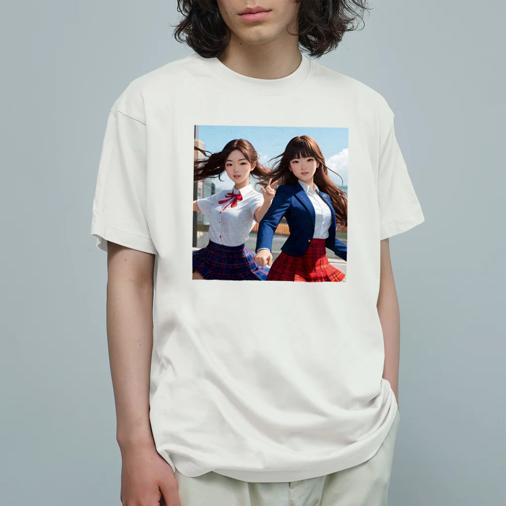 あかいはちのダンス Organic Cotton T-Shirt