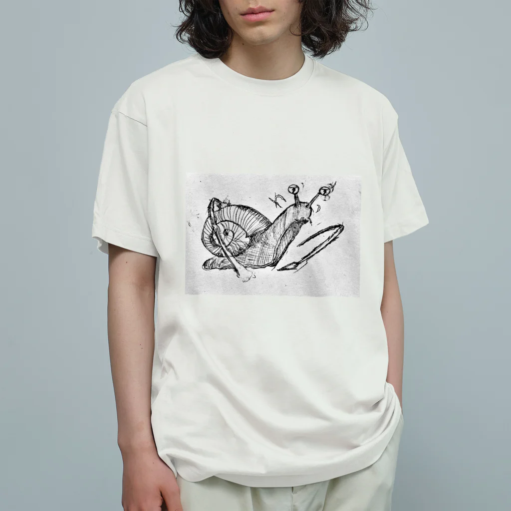 路地裏のほこりくんのえれつむりさん20240130 オーガニックコットンTシャツ