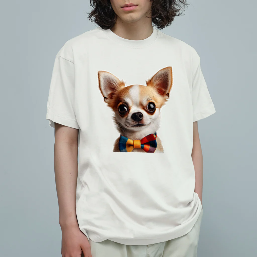 ちわわんのちわわん オーガニックコットンTシャツ