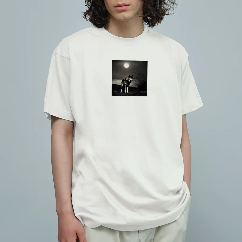 狼ショップの夜の狩人 Organic Cotton T-Shirt