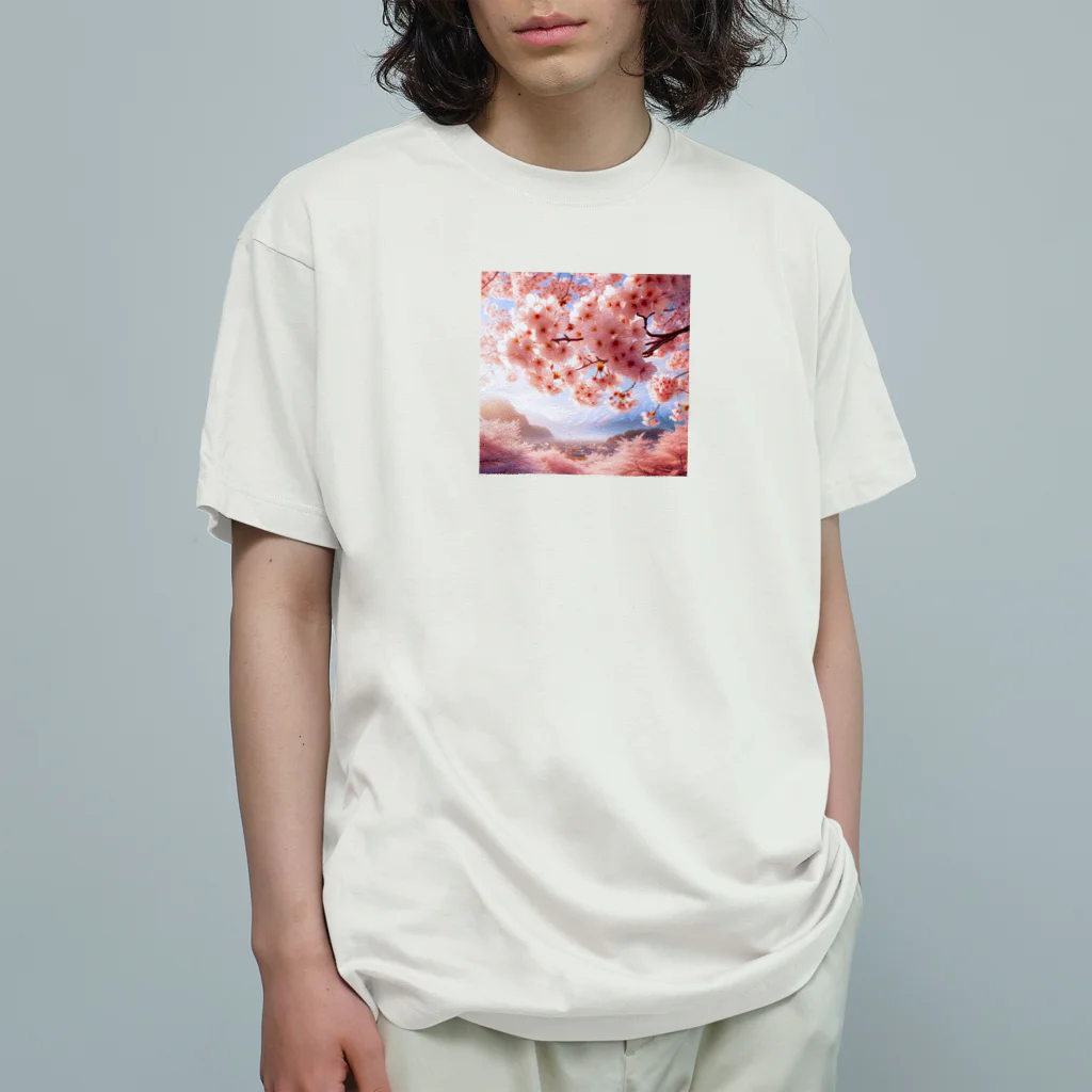 終わらない夢🌈の美しい桜🌸 Organic Cotton T-Shirt