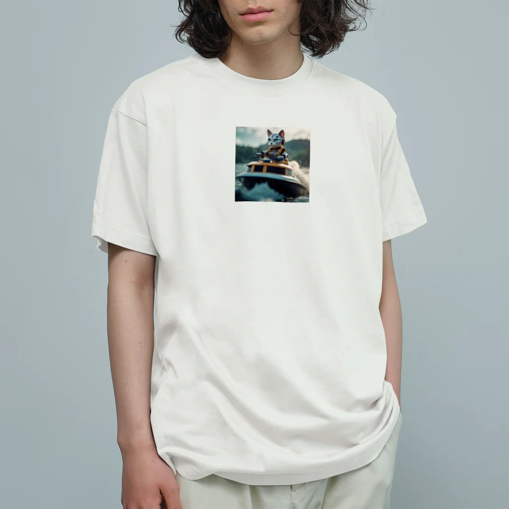 mentoreのフェリックス・モーターロケット オーガニックコットンTシャツ