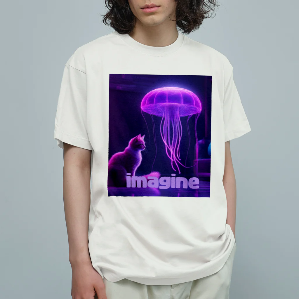 MOONのimagineシリーズ オーガニックコットンTシャツ