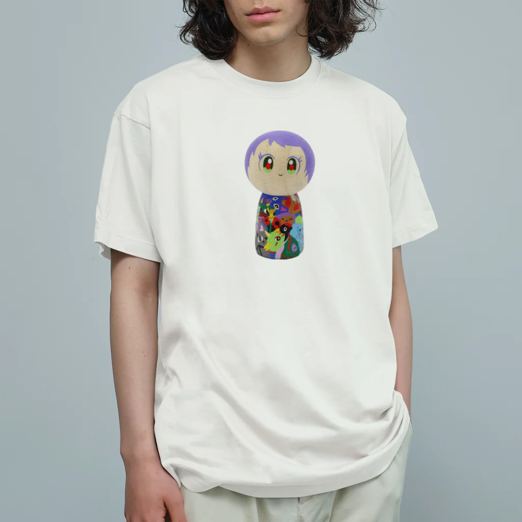 こけしガールズのこけしガールズ　リボンちゃん Organic Cotton T-Shirt