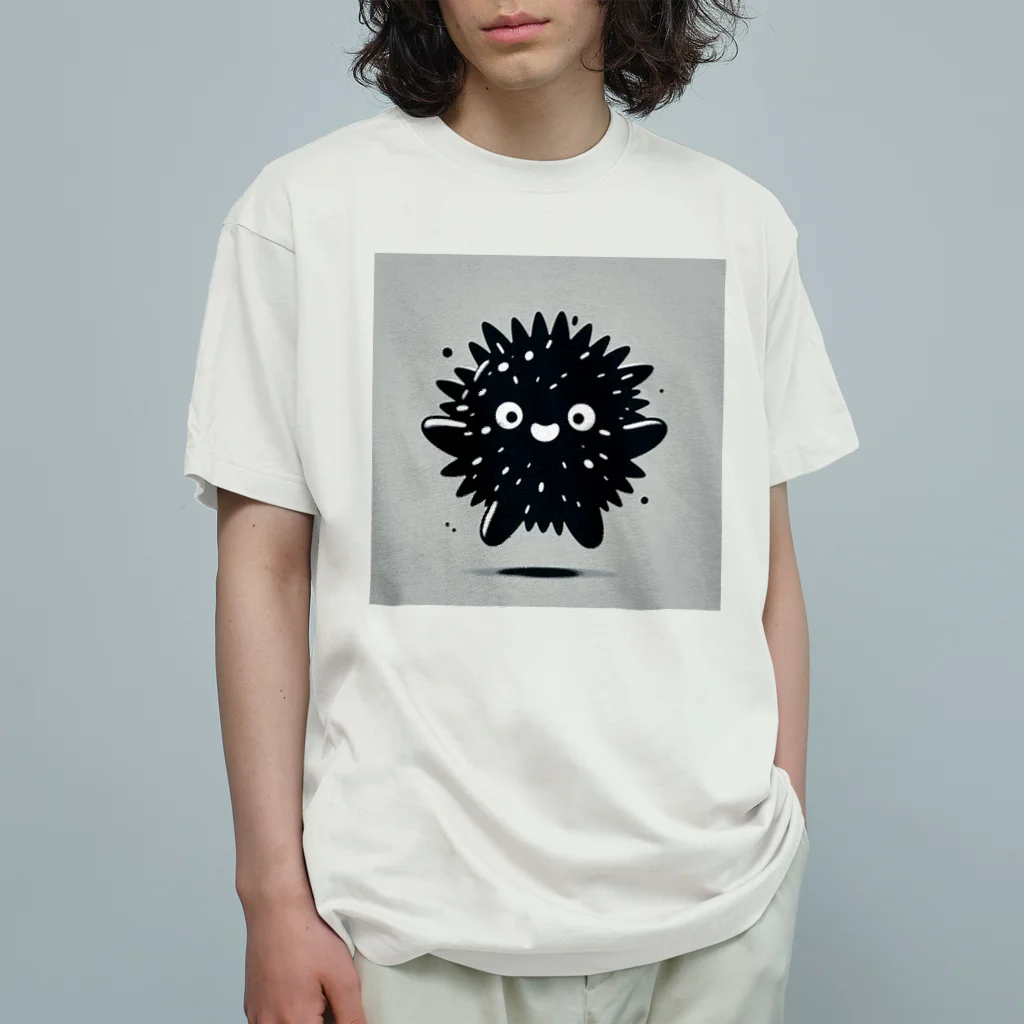 monkeyGのウニウニ星人 Organic Cotton T-Shirt