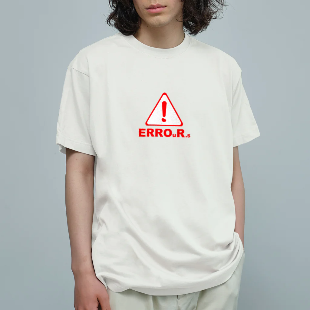 Our.s SUZURI店のERROuR.s オーガニックコットンTシャツ