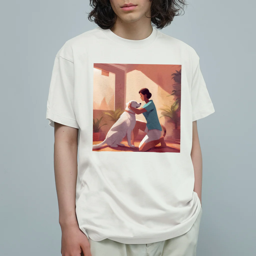 Mako Goodsの愛されるドギー Organic Cotton T-Shirt