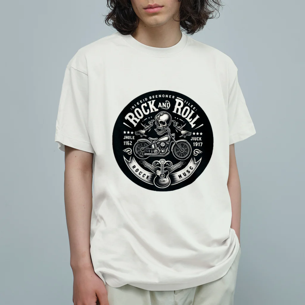 ロック堂のバイクアンドギター Organic Cotton T-Shirt