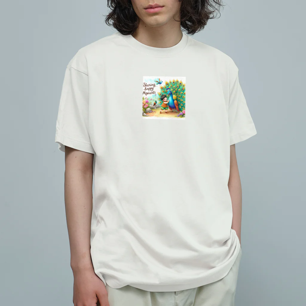 J-Peacockのイメージディスクリプション Organic Cotton T-Shirt