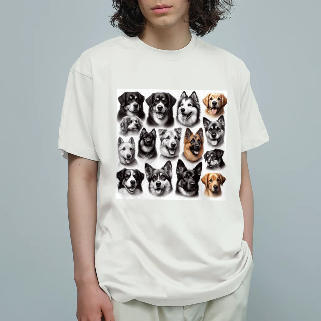 dogfulのかっこいい大型犬 オーガニックコットンTシャツ