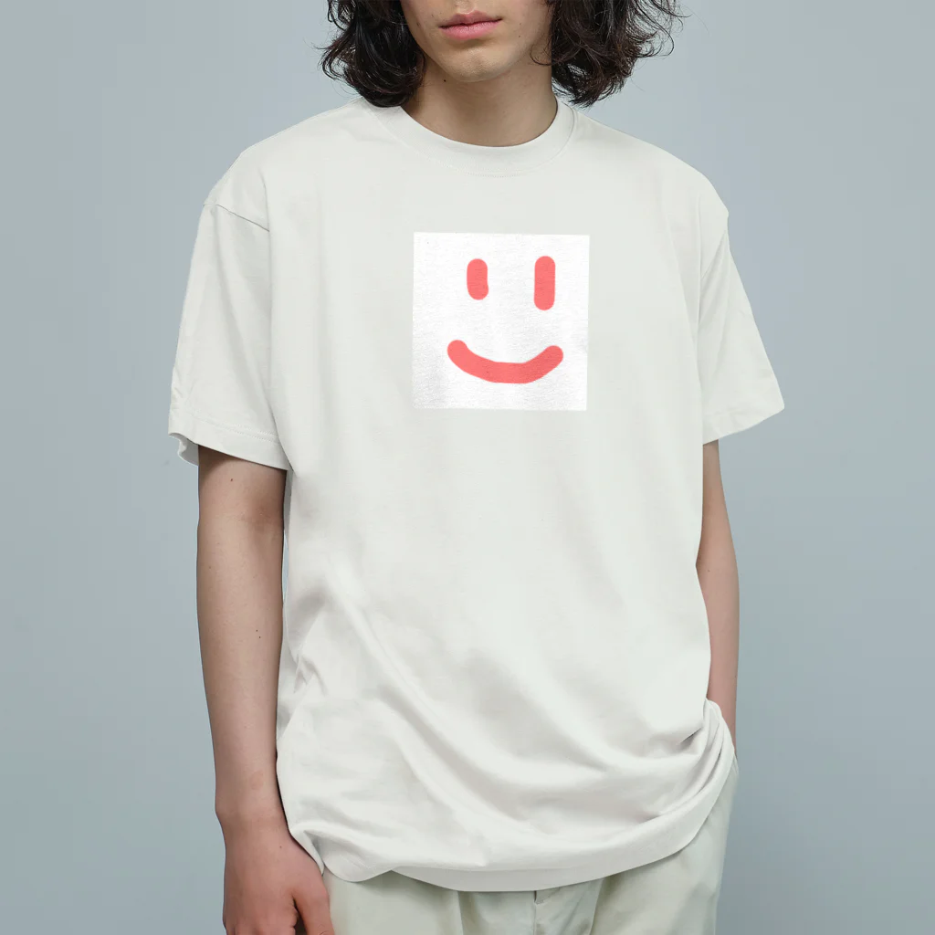 goodgoodsのニッコリ顔 Organic Cotton T-Shirt