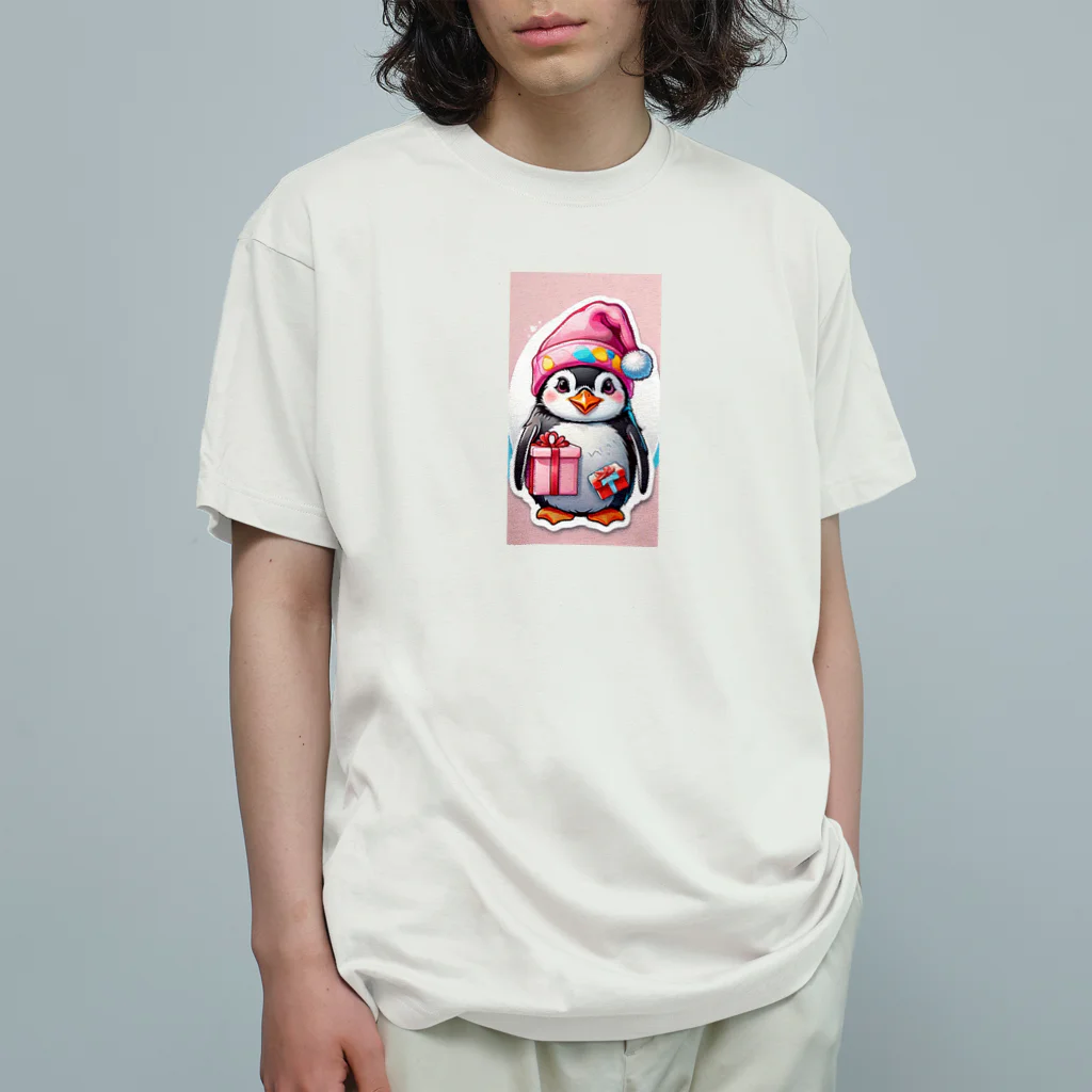 dorakiti0712のペンギンの子（ペン子） オーガニックコットンTシャツ