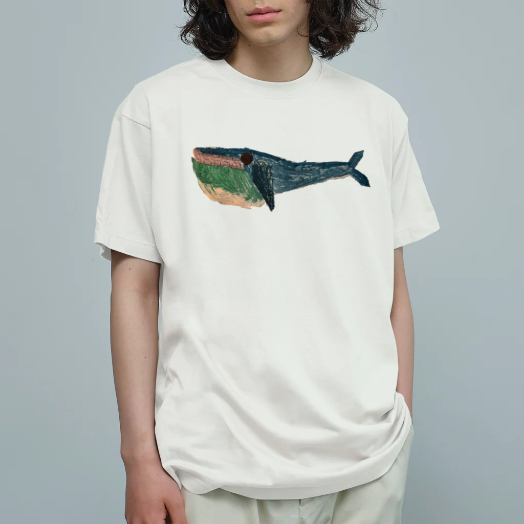 JIBUN SHOPの狂った鯨（三つ木　さん作） オーガニックコットンTシャツ