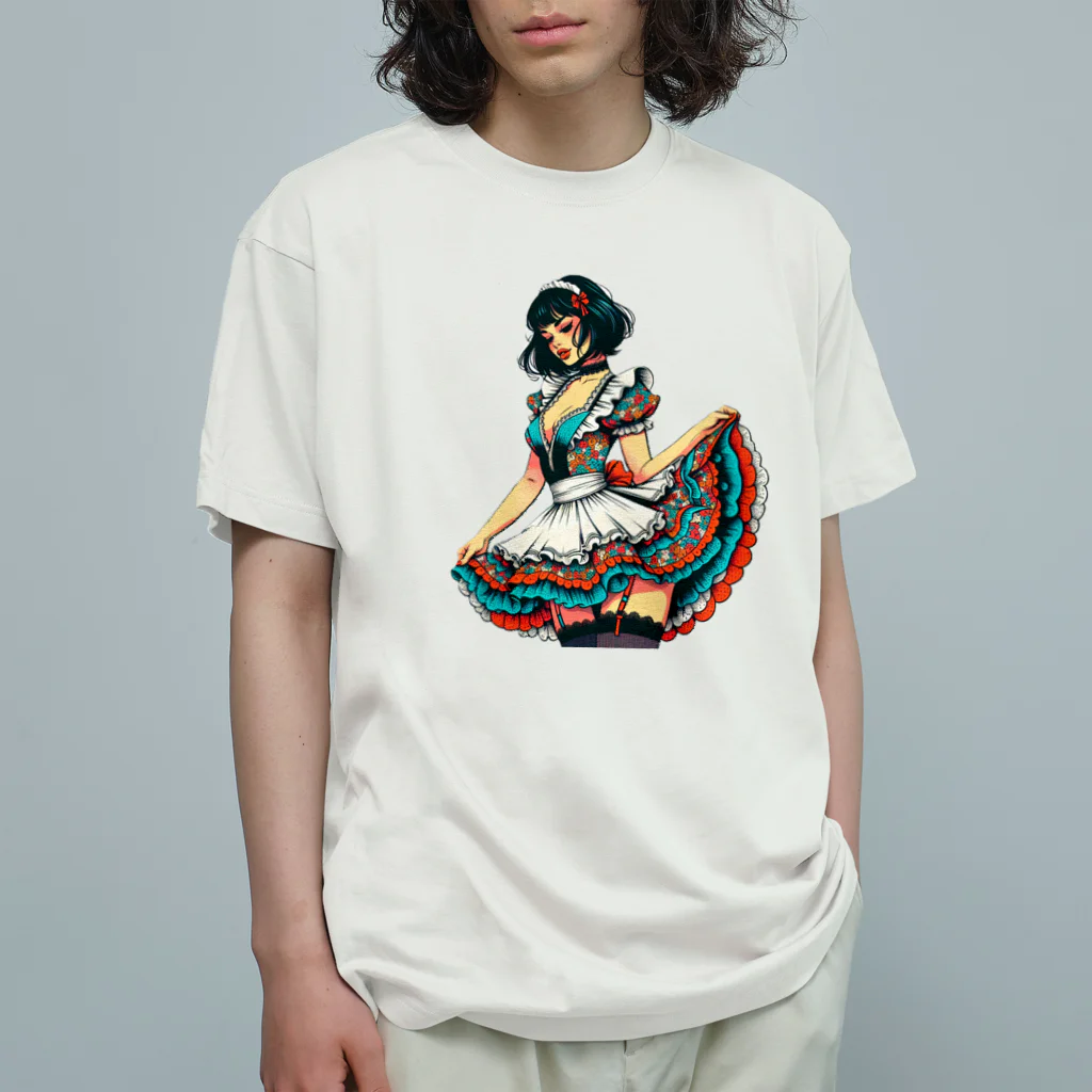 taturou-11777のセクシーで魅力的なメイド Organic Cotton T-Shirt