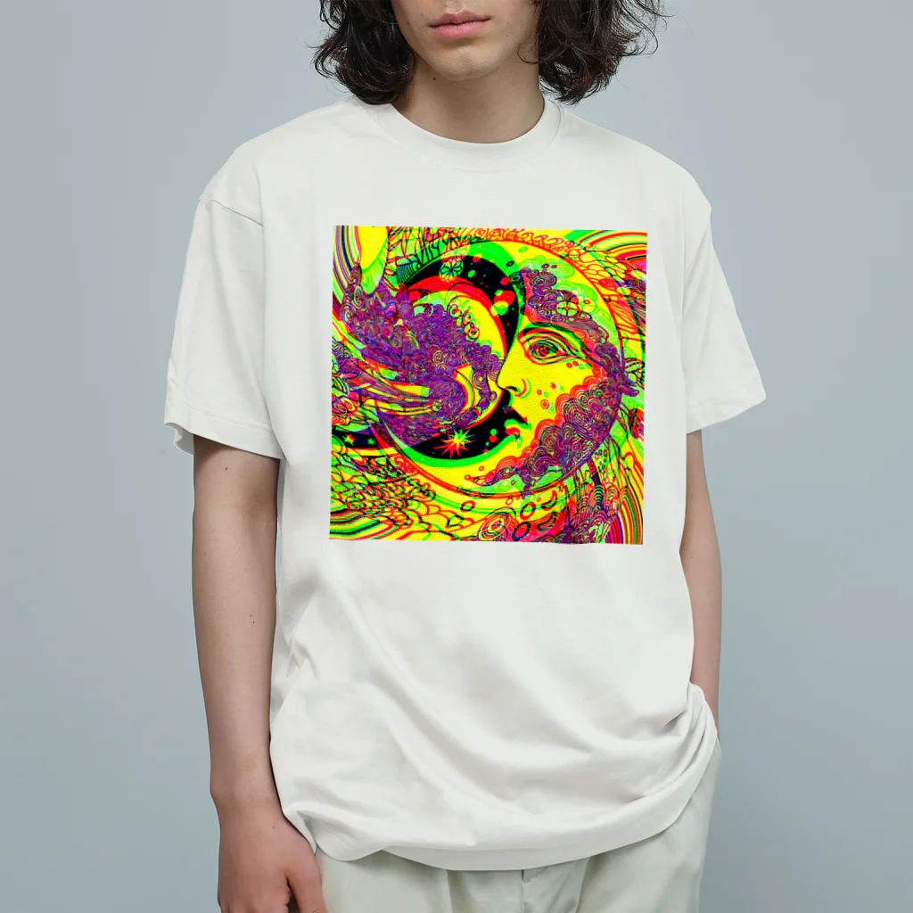 moon_takuanの小宇宙B「Microcosm B」 オーガニックコットンTシャツ