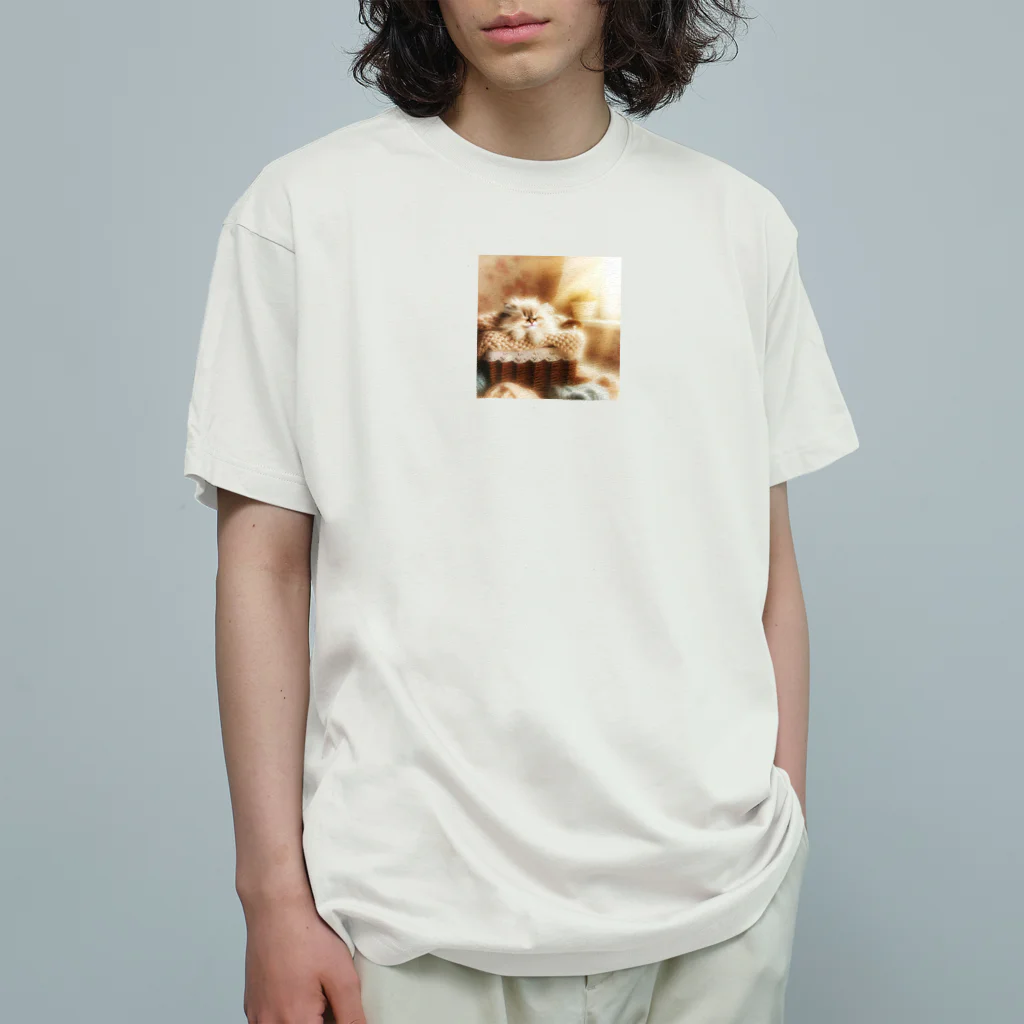 katohkouchiのサニーバスケット・ドリーム オーガニックコットンTシャツ