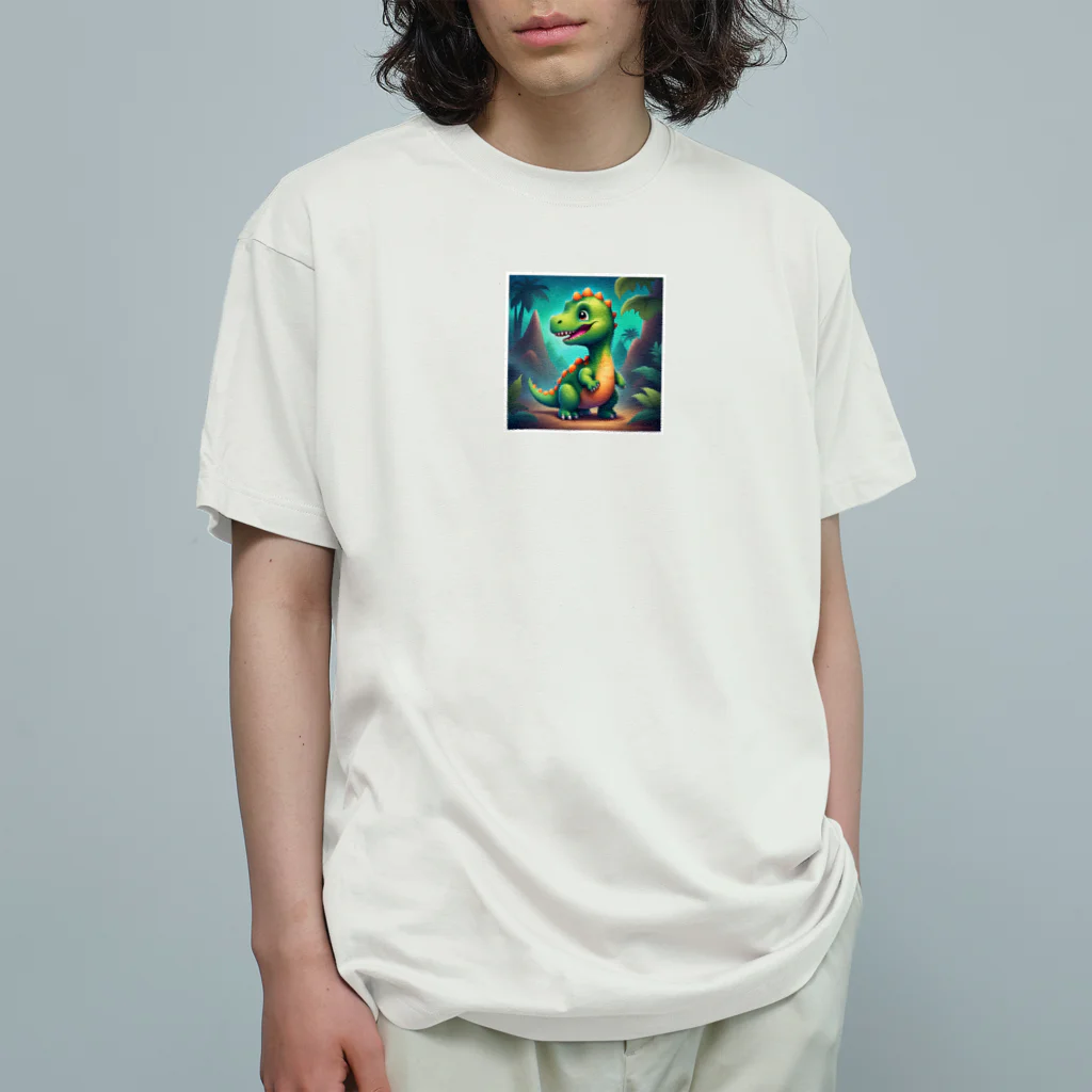 egaoarumatiのキョウリュウジャー オーガニックコットンTシャツ