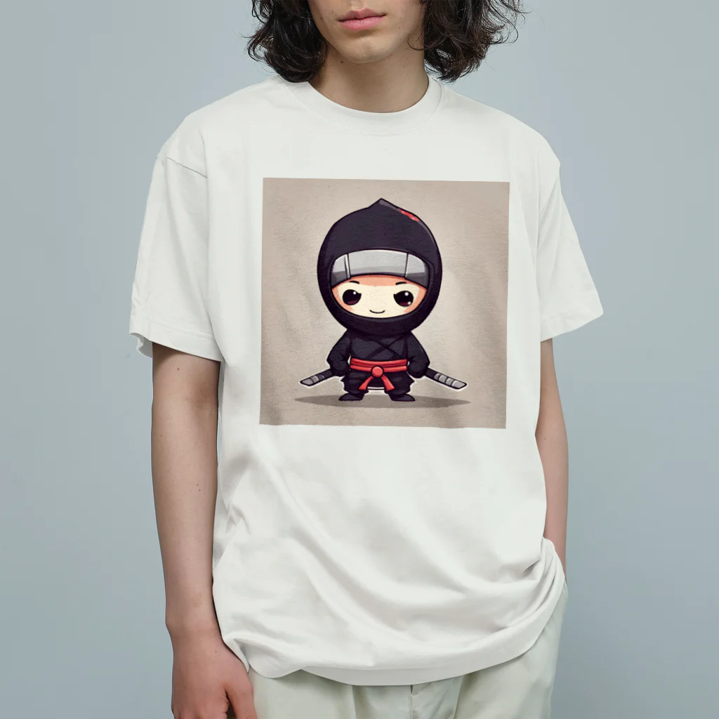 d-design-labのかわいい忍者のイラストグッズ Organic Cotton T-Shirt