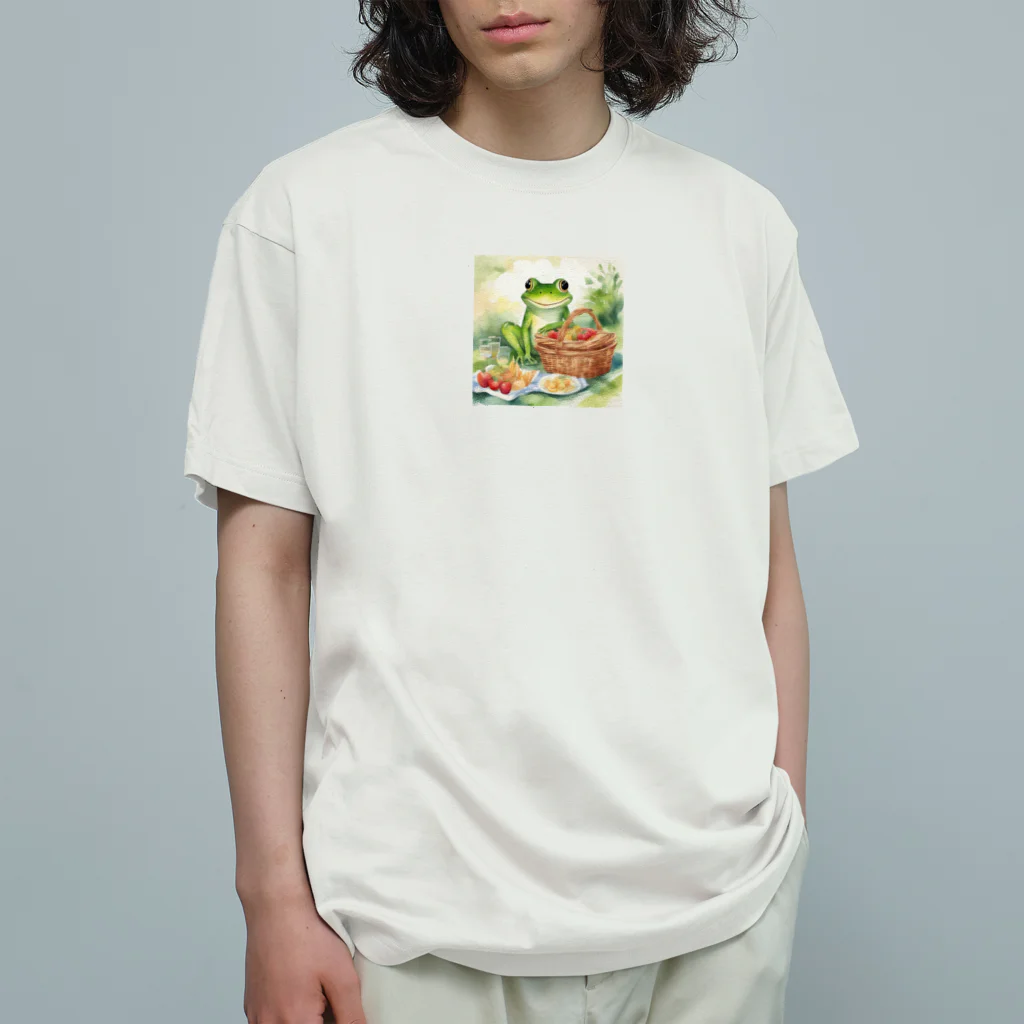 yuko_uのハピケロ〜ピクニック Organic Cotton T-Shirt