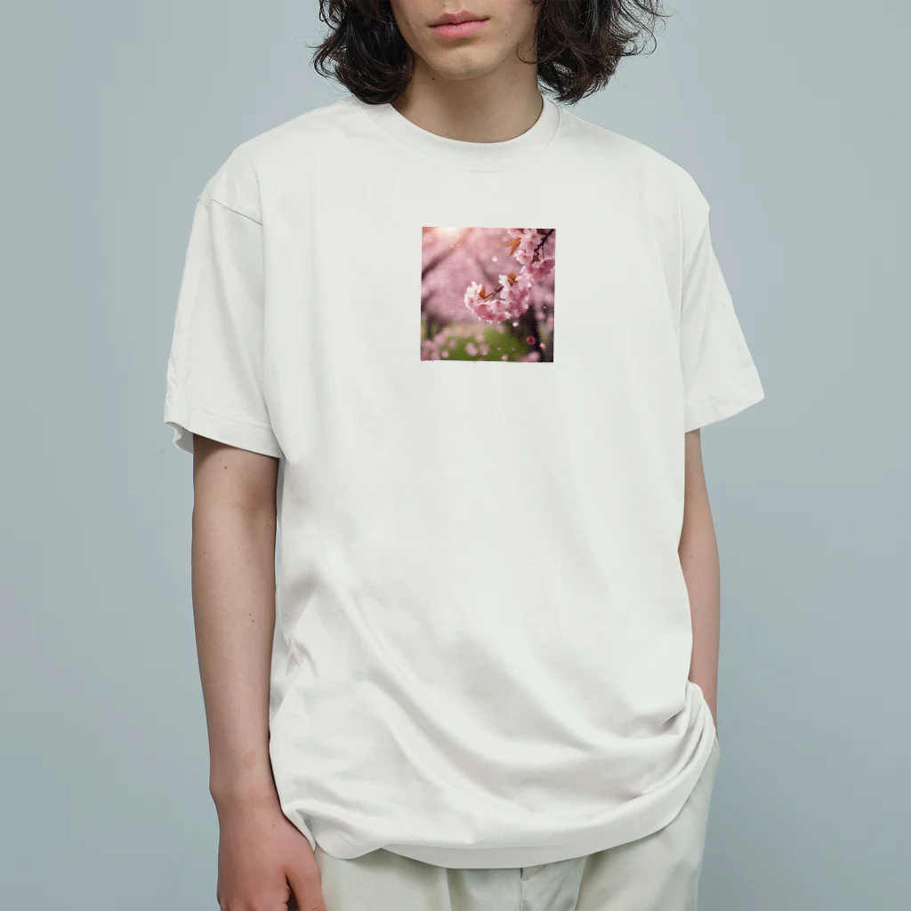 18cmの桜12 オーガニックコットンTシャツ