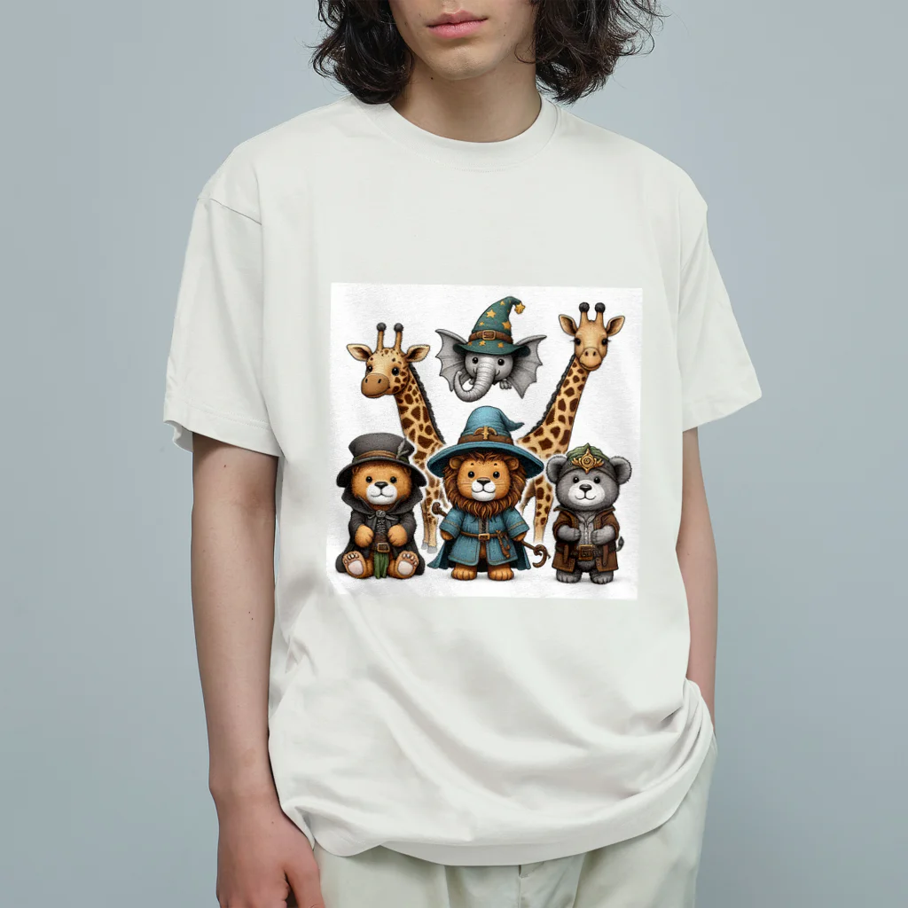 kazuja0407のどうぶつたちと冒険へ。 Organic Cotton T-Shirt