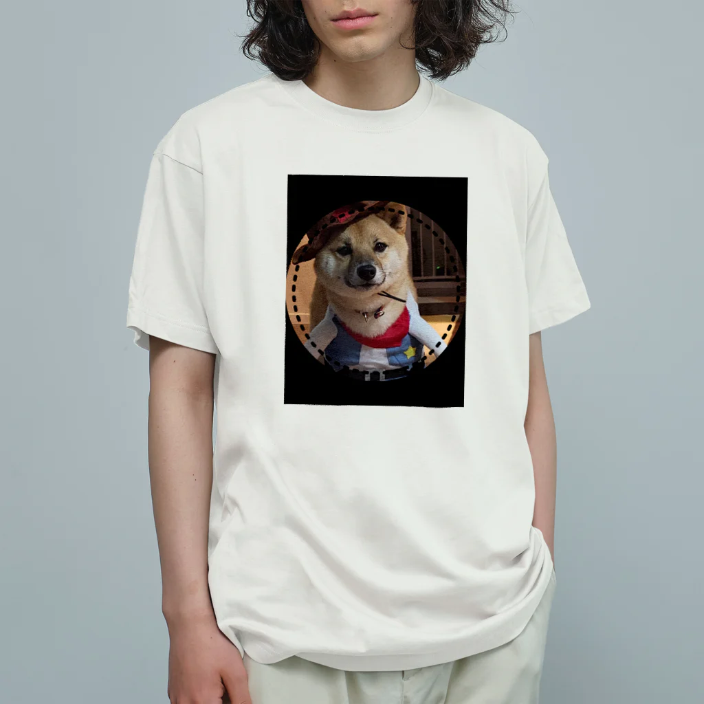 117hibikiの柴犬COOUo･ｪ･oU オーガニックコットンTシャツ