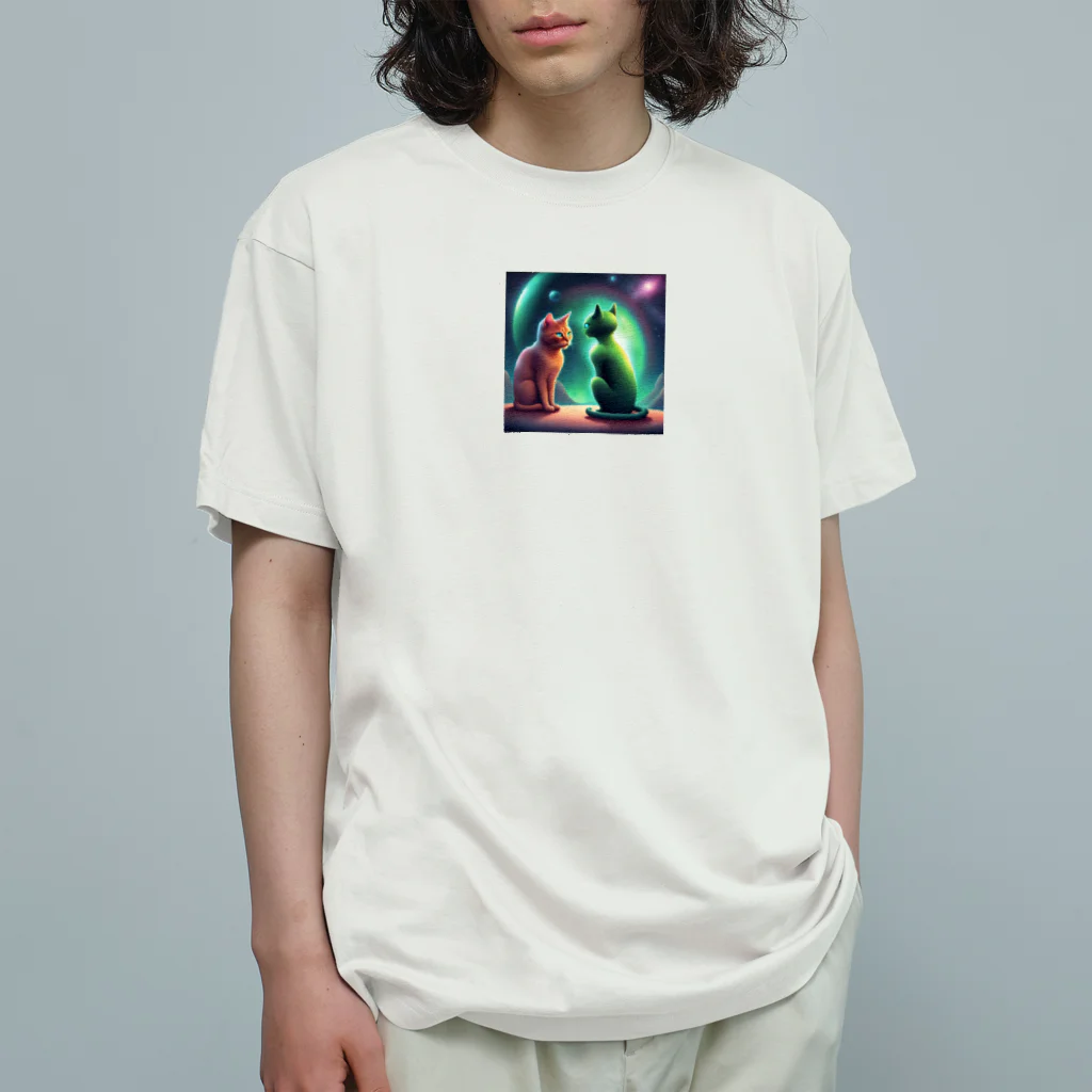 suguru12のキャット&宇宙猫 Organic Cotton T-Shirt