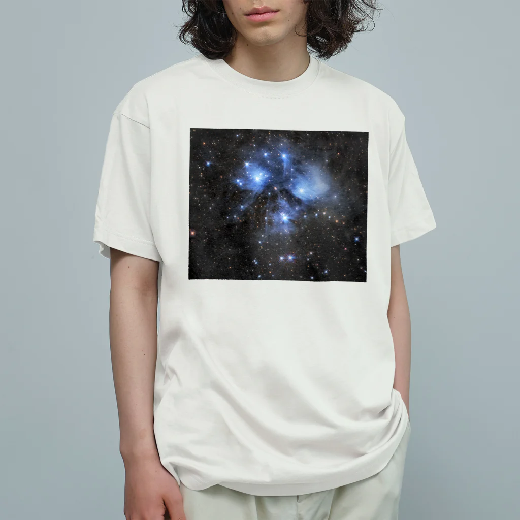 S204_Nanaのスバル（プレアデス星団） オーガニックコットンTシャツ