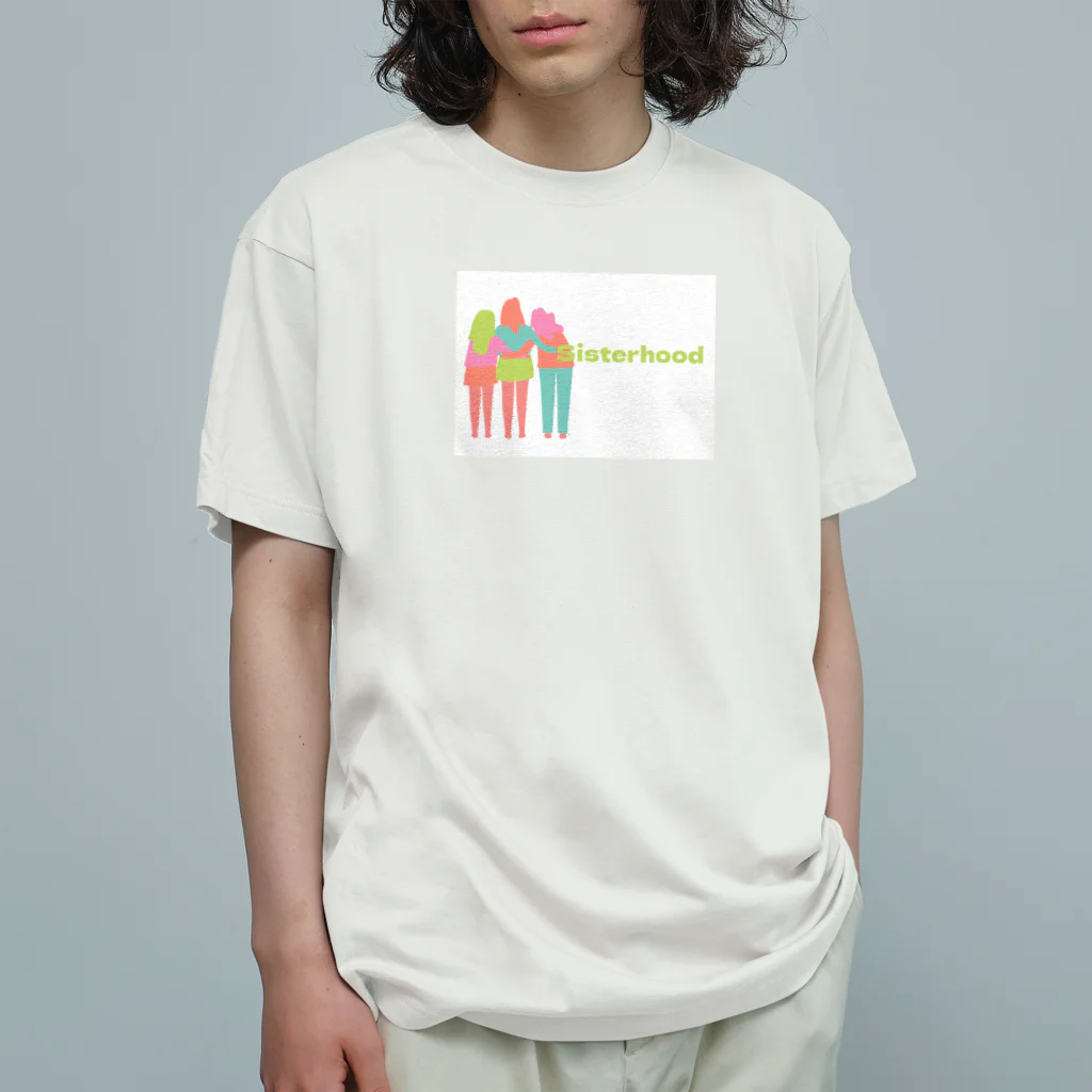 yurufemのSisterhood  オーガニックコットンTシャツ