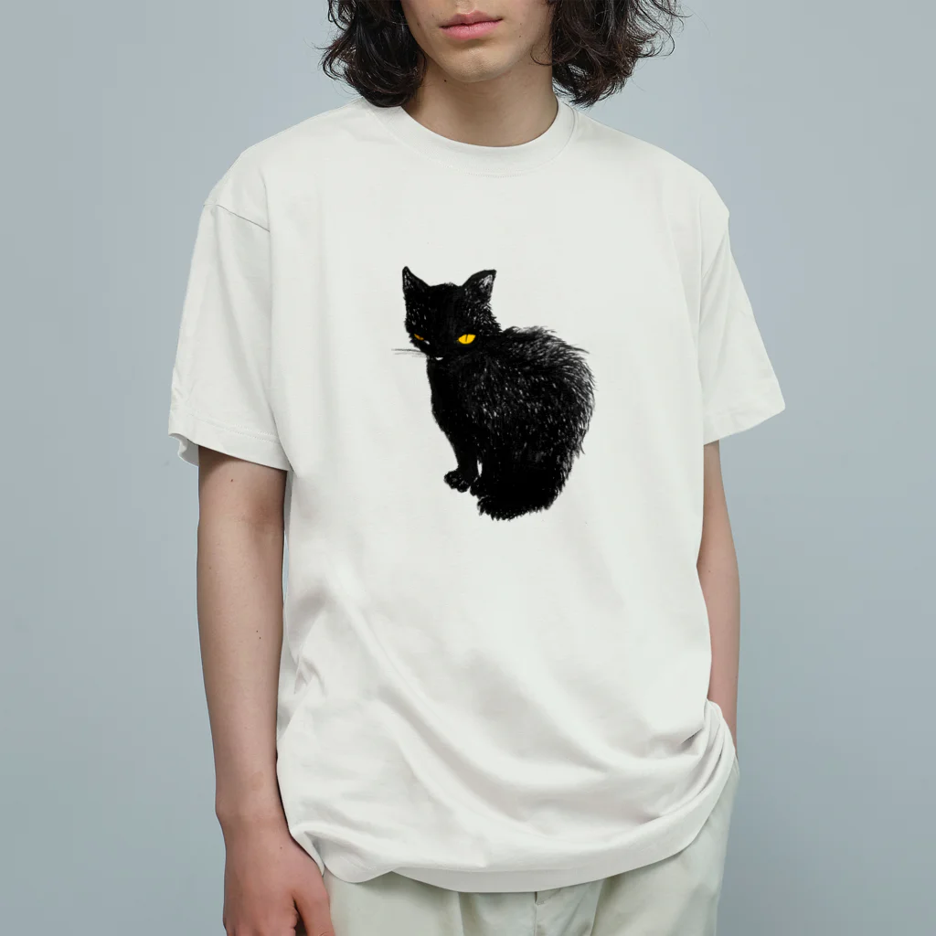 Gh00stの黒猫 Organic Cotton T-Shirt