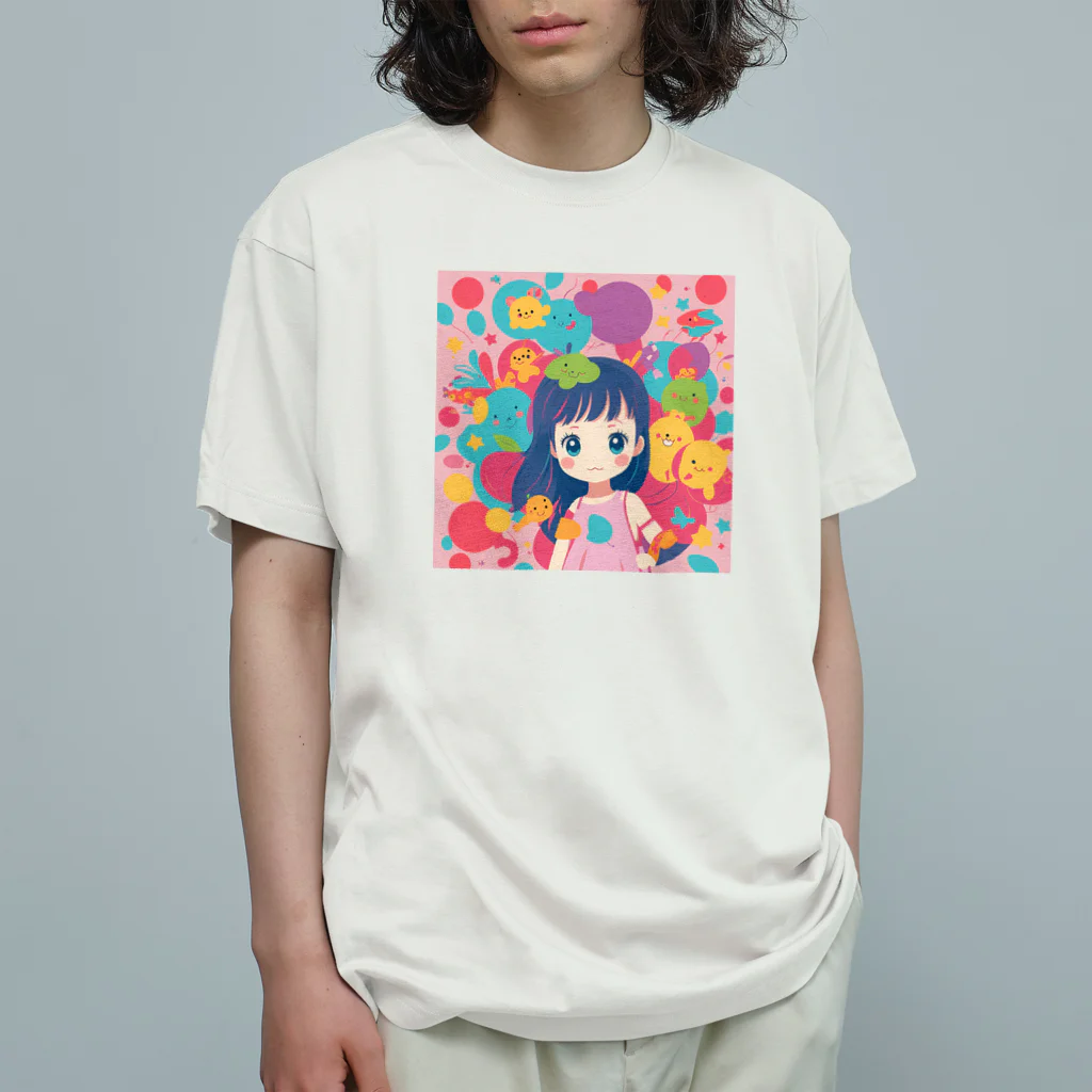 chillbee0416 (チルビー)のチルビー (あんこ) オーガニックコットンTシャツ