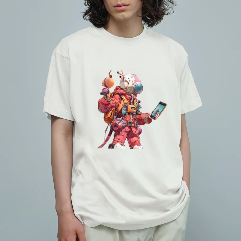 yuiyuichanのデジタルオデッセイ オーガニックコットンTシャツ