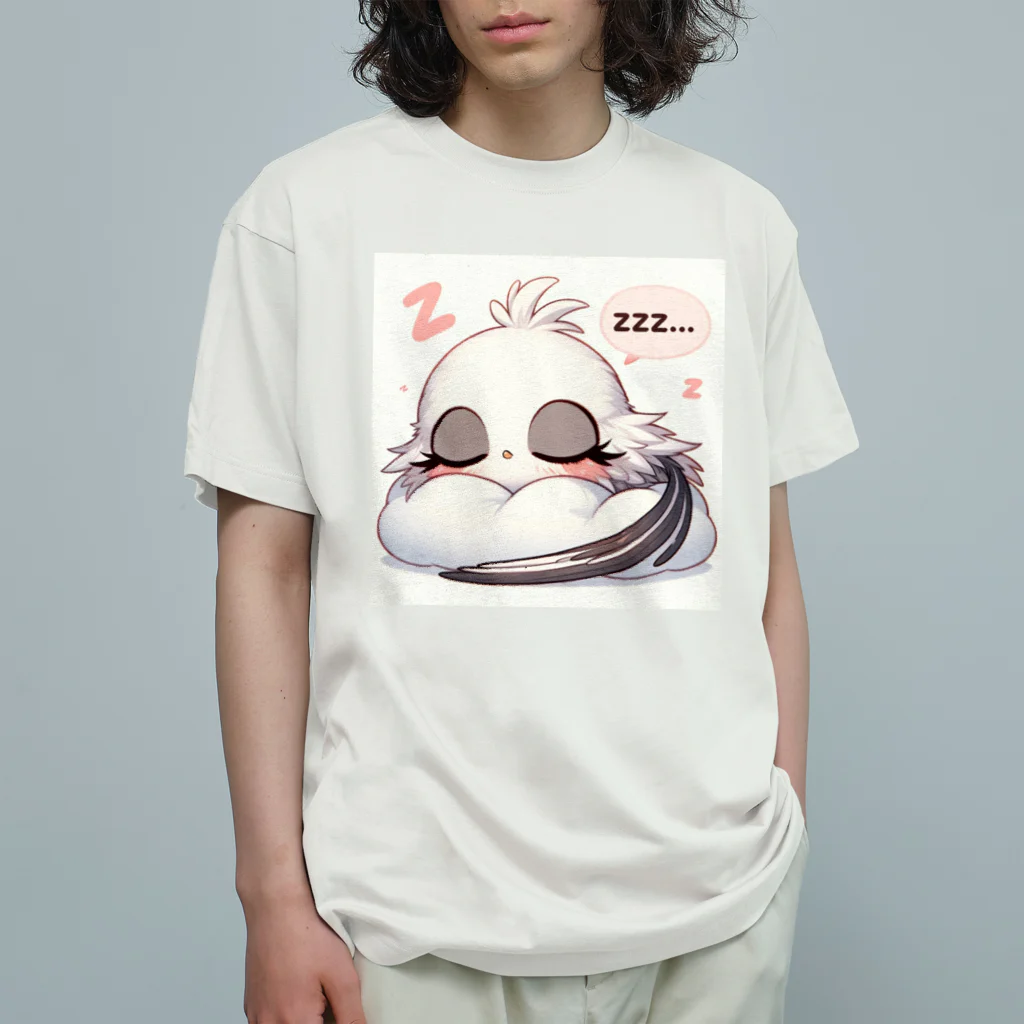 mimikkyu322のLong-tailed Tit 7 オーガニックコットンTシャツ