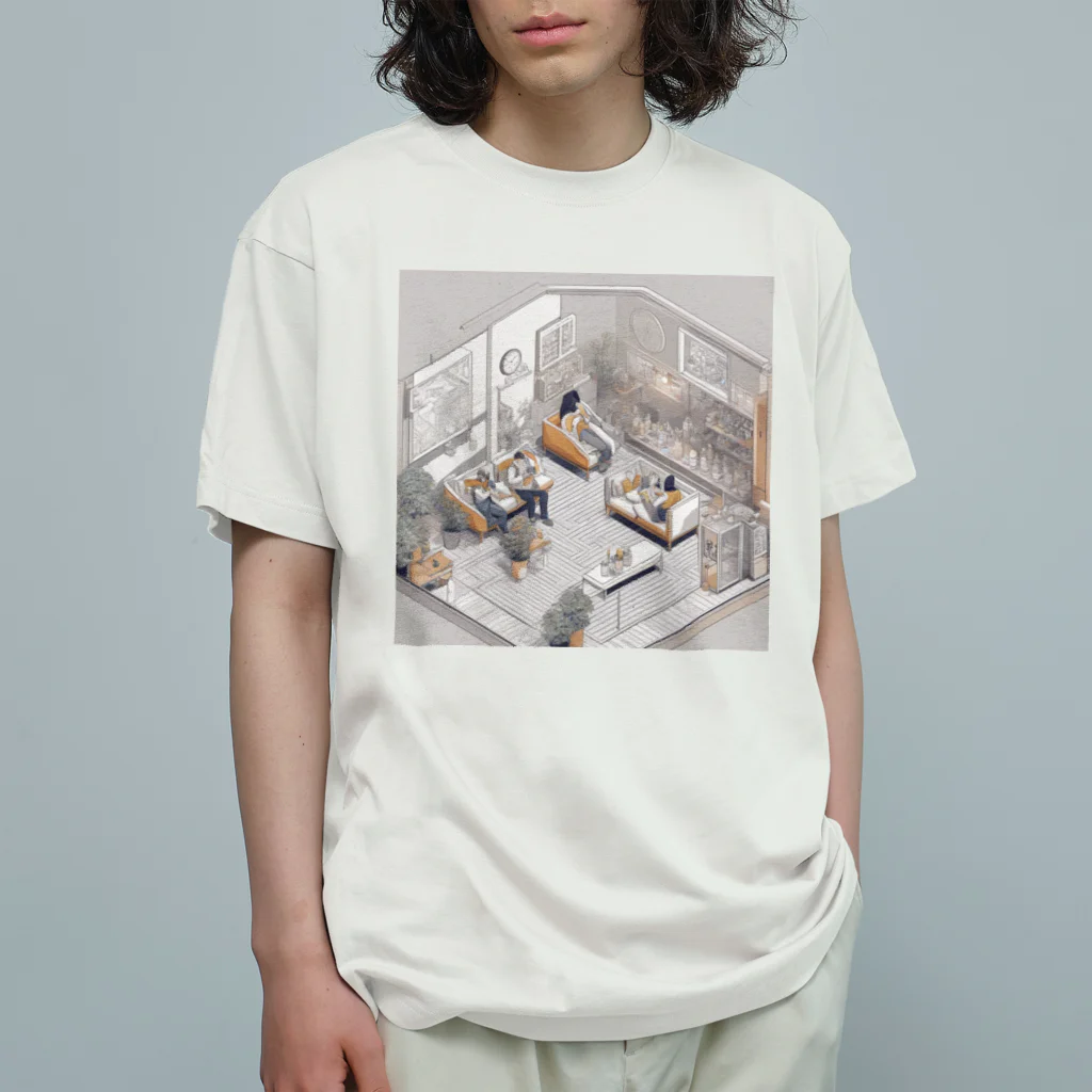 Teilandの白い部屋　～リラックスタイム～ オーガニックコットンTシャツ