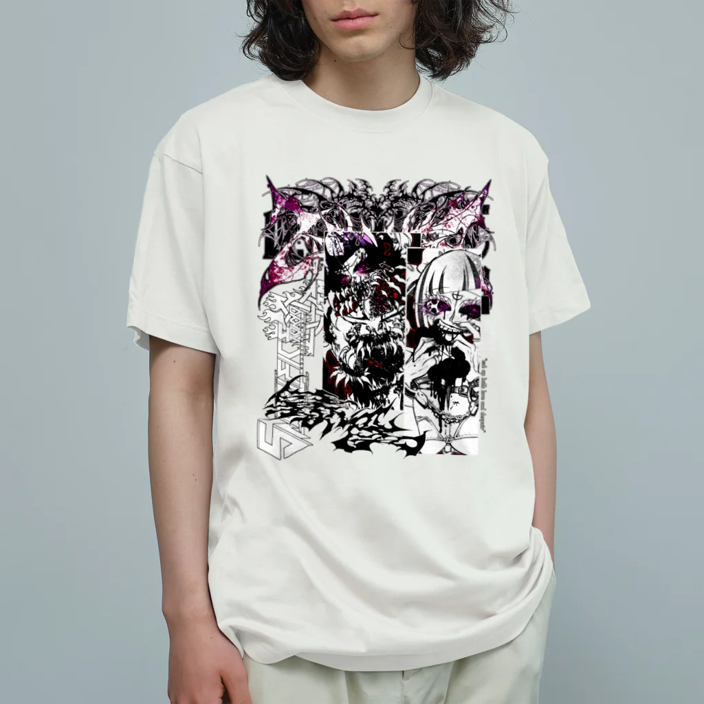 エゴイスト乙女の戦闘モード オーガニックコットンTシャツ