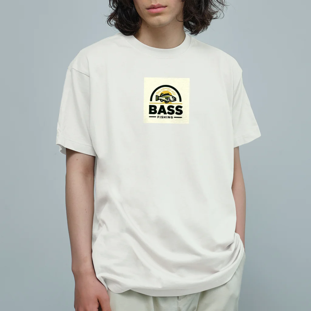 bassblocksのクラシカルバスロゴ オーガニックコットンTシャツ