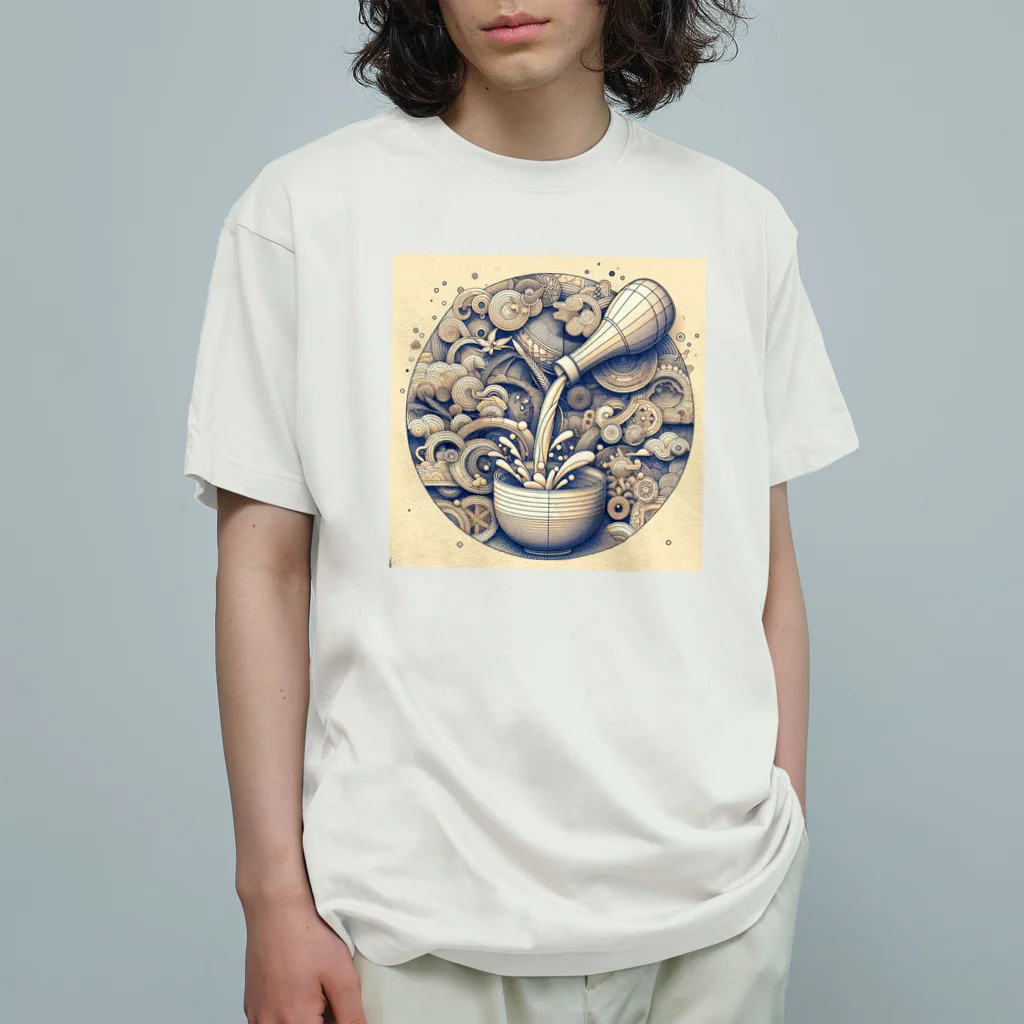 ろっくおんの徳利とお猪口 Organic Cotton T-Shirt