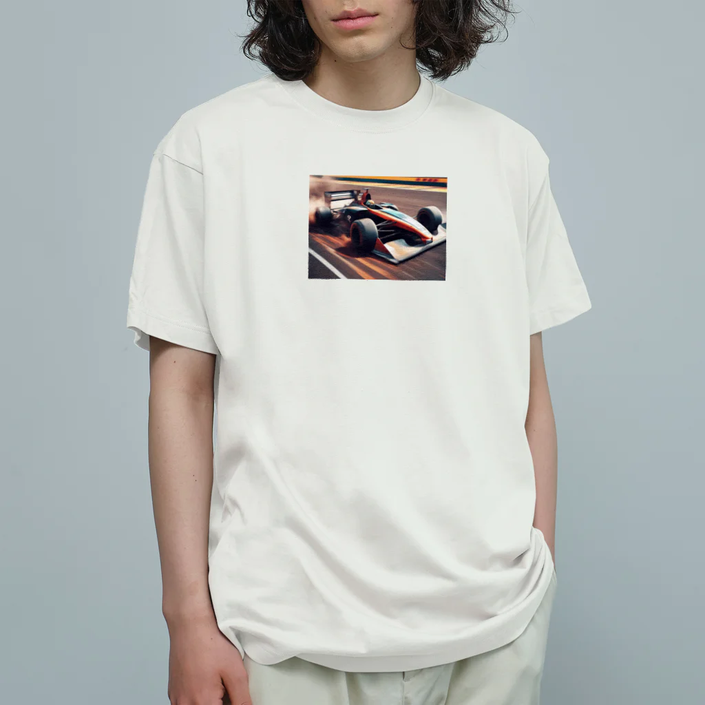 Kamumaのレーシングカーのスリリングな一瞬 Organic Cotton T-Shirt