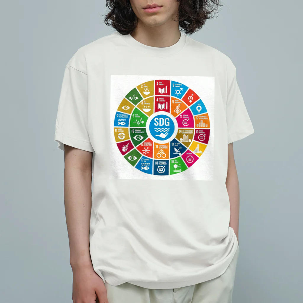 happiness_shopのSDGs（持続可能な開発目標） オーガニックコットンTシャツ