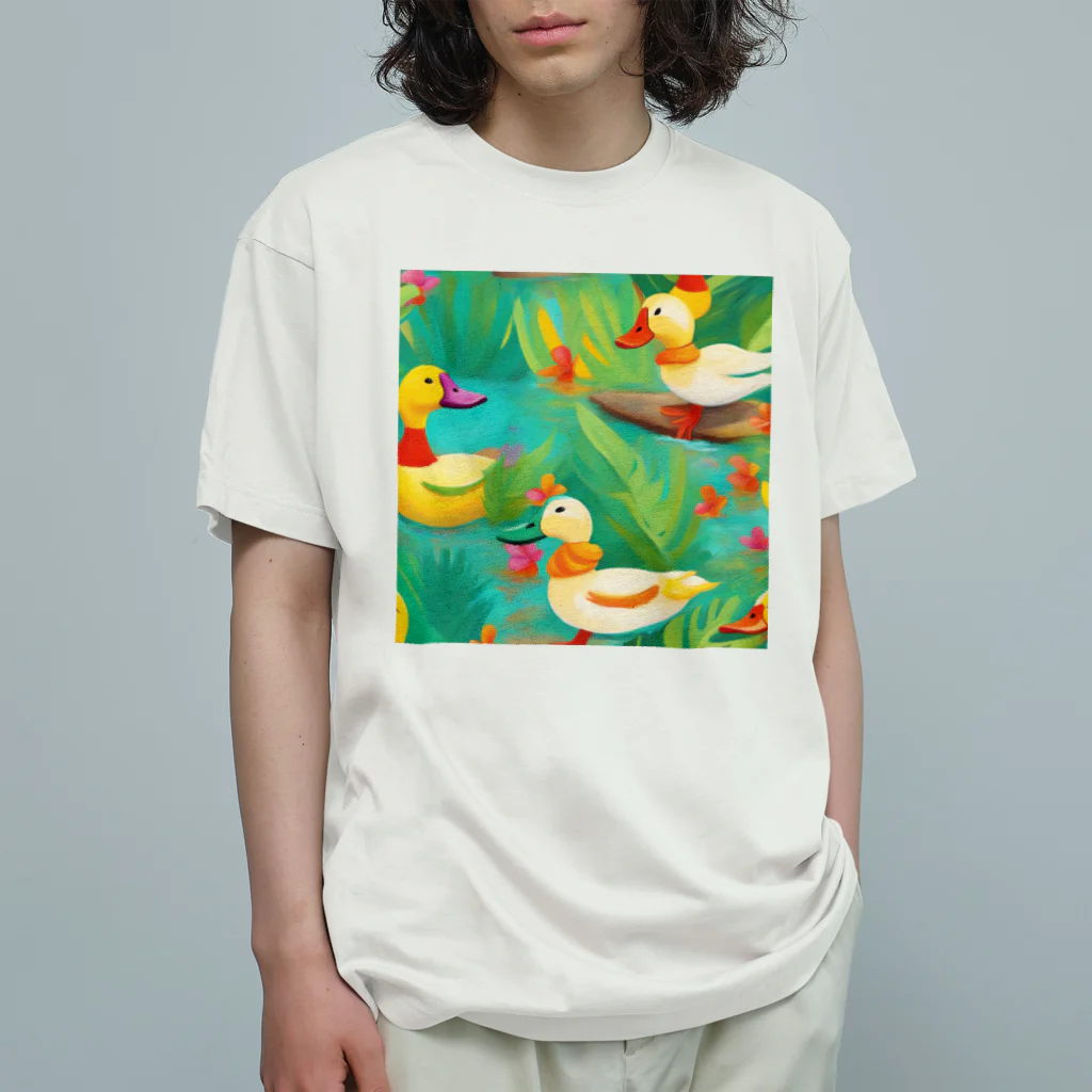 ALICE  BELLのサンシャインアヒル Organic Cotton T-Shirt