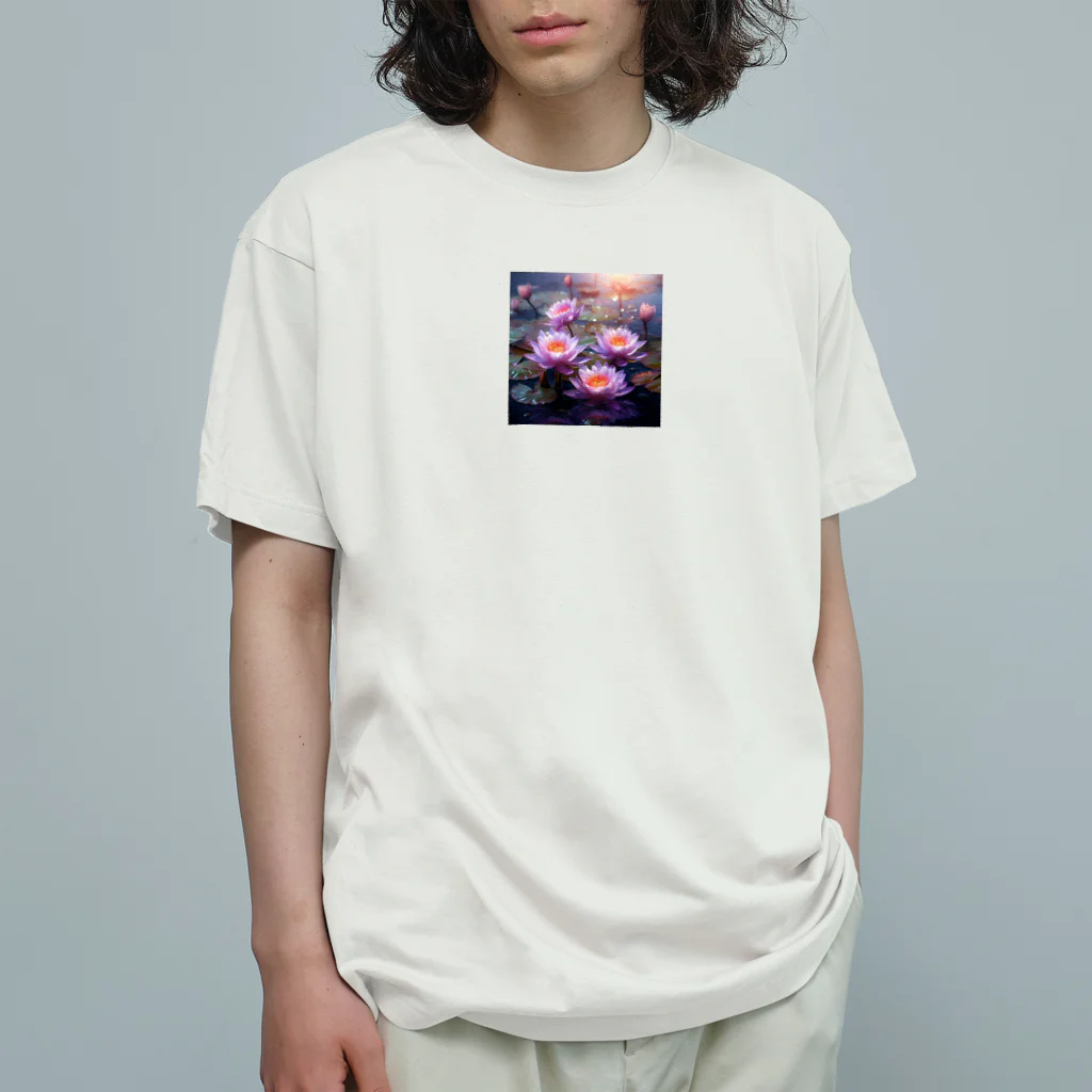 AQUAMETAVERSEの睡蓮　なでしこ1478 Organic Cotton T-Shirt