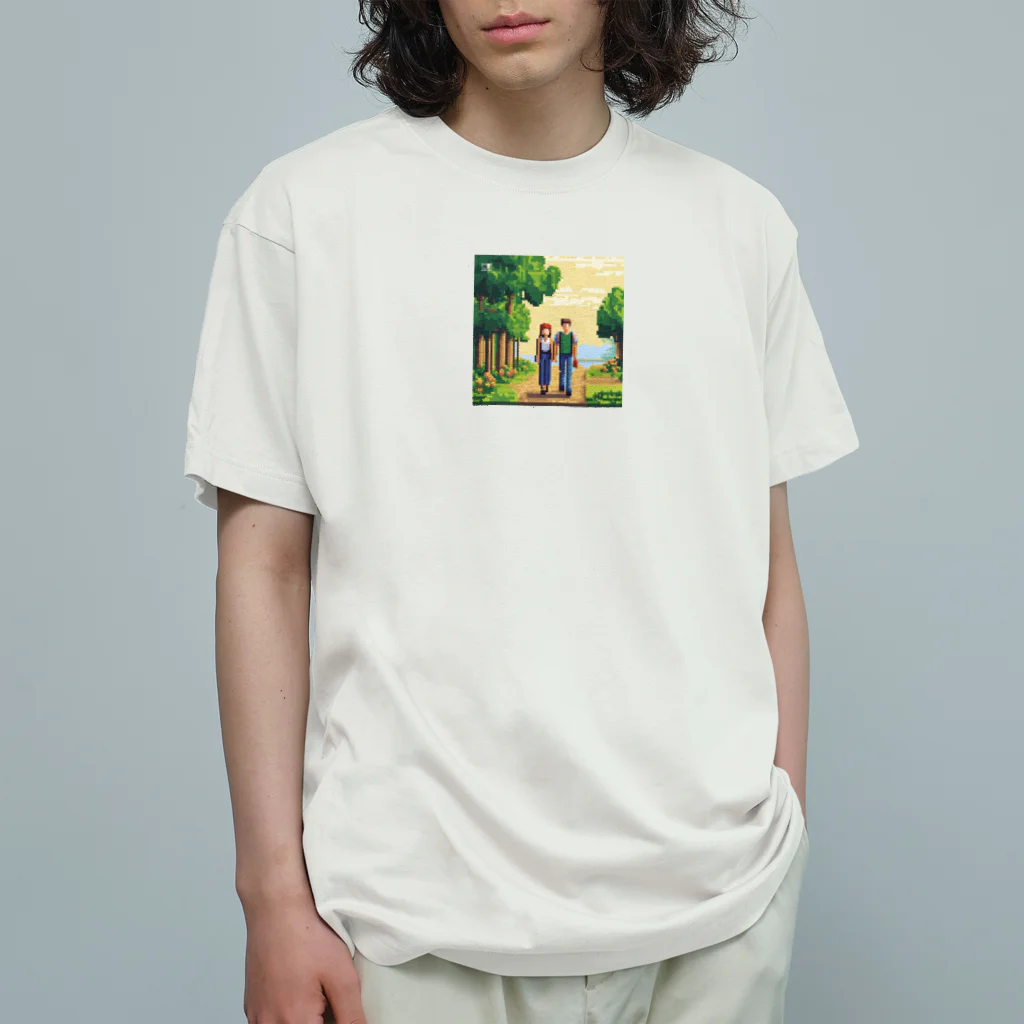 kichamanの散歩デート Organic Cotton T-Shirt